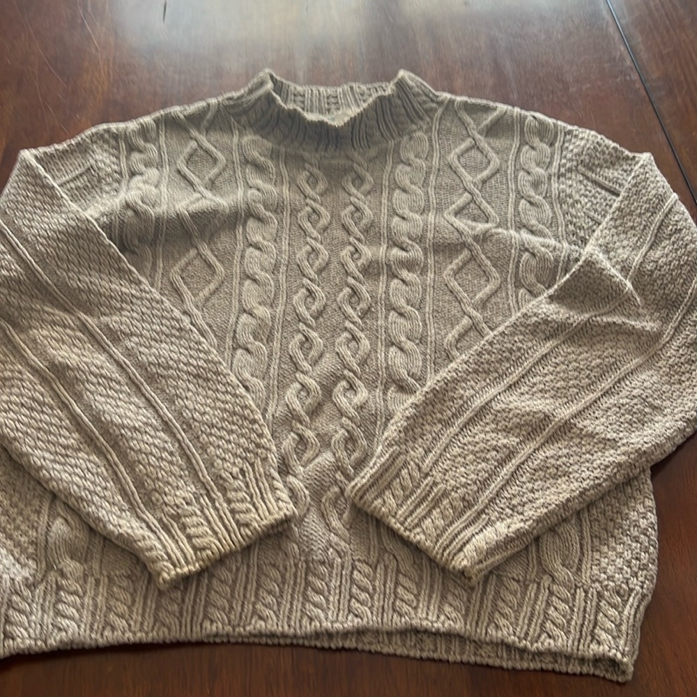 Redhead cable knit sweater